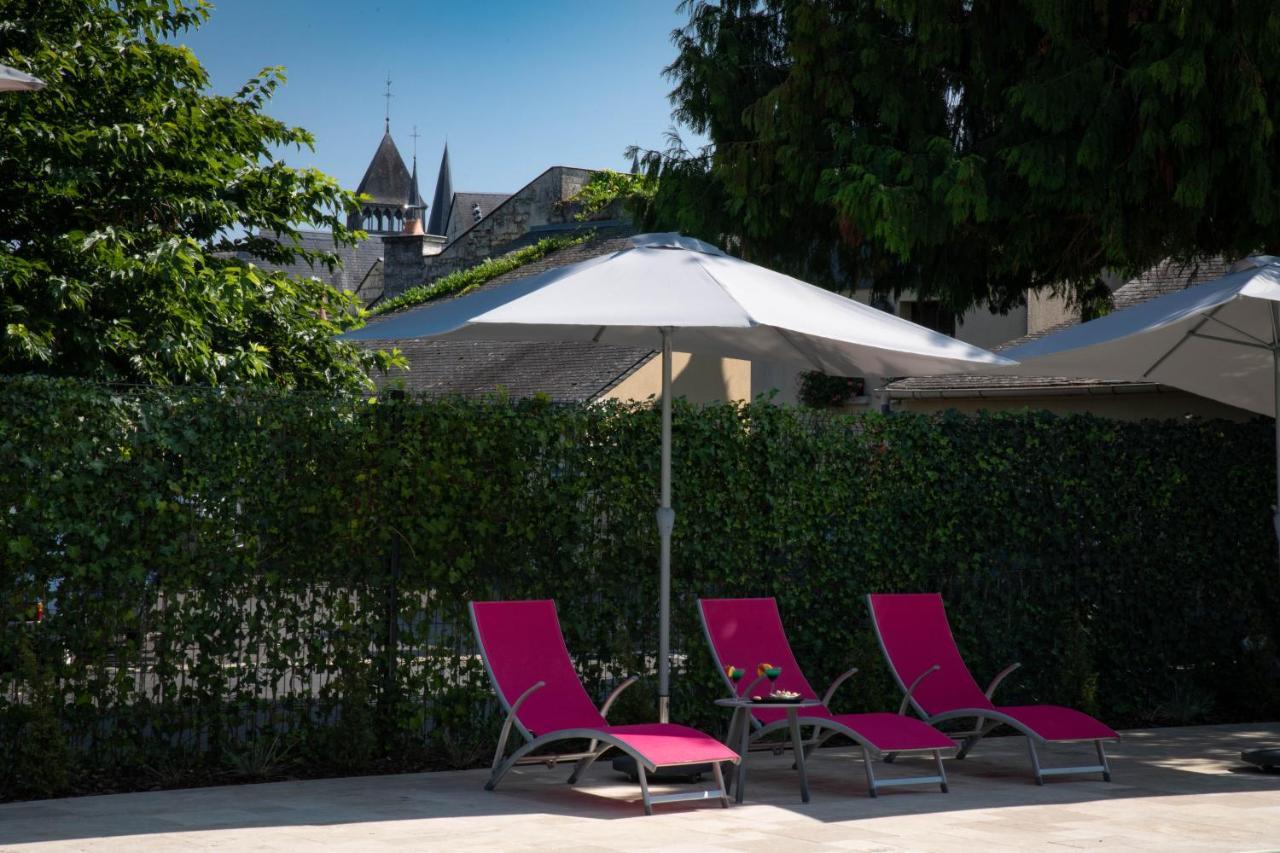 Logis Hotel La Croix Blanche Fontevraud Экстерьер фото